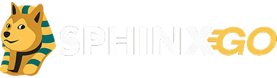SphinxGo logo featuring stylized dog character