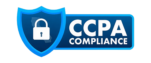 Security badge for CCPA compliance